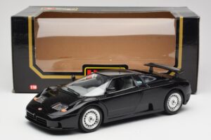 Bugatti EB110 Juodas Bburago 1:18 3055 Metalas - nuotrauka 8 iš 8