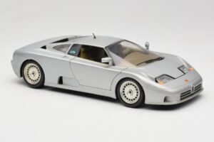 Bugatti EB110 Sidabrinis Bburago 1:18 3035-S Metalas - nuotrauka 6 iš 8