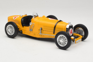 Bugatti Type 59 #14 Grand Prix Oranžinis Bburago 1:18 3012 Metalas - nuotrauka 4 iš 6