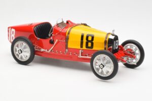 Bugatti T35 National Colors Spain CMC 1:18 M-100-B-016 Metalas - nuotrauka 4 iš 6