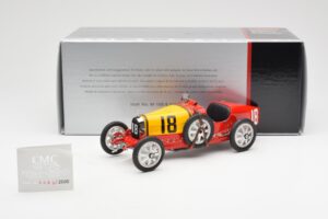 Bugatti T35 National Colors Spain CMC 1:18 M-100-B-016 Metalas - nuotrauka 6 iš 6