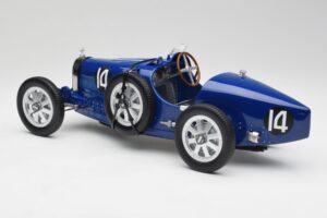 Bugatti Type 35 #14 Dark Blue Norev 1:12 125703 Metalas - nuotrauka 5 iš 6
