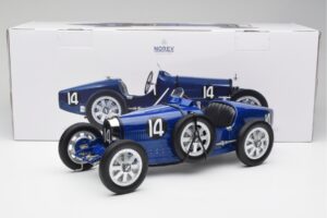 Bugatti Type 35 #14 Dark Blue Norev 1:12 125703 Metalas - nuotrauka 6 iš 6