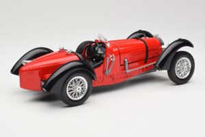 Bugatti Type 55 Raudonas Bburago 1:18 3009 Metalas - nuotrauka 2 iš 6