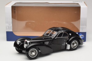 Bugatti Type 57 SC Atlantic Juodas Solido 1:18 S1802101 Metalas - nuotrauka 6 iš 6