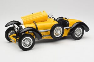 Bugatti Type 59 Geltonas Bburago 1:18 3005 Metalas - nuotrauka 2 iš 8