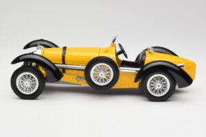 Bugatti Type 59 Geltonas Bburago 1:18 3005 Metalas - nuotrauka 4 iš 8