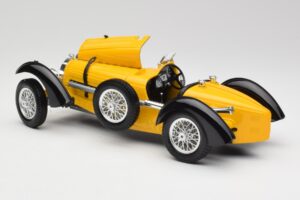 Bugatti Type 59 Geltonas Bburago 1:18 3005 Metalas - nuotrauka 5 iš 8