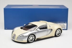Bugatti Veyron Edition Centenaire Chrome Beige Minichamps 1:18 100110854 Metalas - nuotrauka 8 iš 8