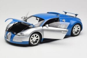 Bugatti Veyron Edition Centenaire Chrome Blue Minichamps 1:18 100110850 Metalas - nuotrauka 2 iš 8