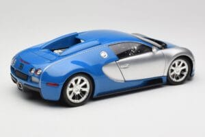 Bugatti Veyron Edition Centenaire Chrome Blue Minichamps 1:18 100110850 Metalas - nuotrauka 3 iš 8