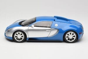 Bugatti Veyron Edition Centenaire Chrome Blue Minichamps 1:18 100110850 Metalas - nuotrauka 4 iš 8