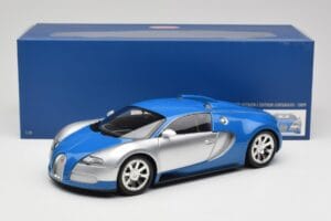 Bugatti Veyron Edition Centenaire Chrome Blue Minichamps 1:18 100110850 Metalas - nuotrauka 8 iš 8