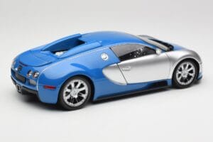 Bugatti Veyron Edition Centenaire Chrome Blue Minichamps 1:18 100110850-O Metalas - nuotrauka 3 iš 7