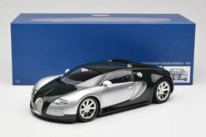 Bugatti Veyron Edition Centenaire Chrome Green Minichamps 1:18 100110852 Metalas - nuotrauka 8 iš 8