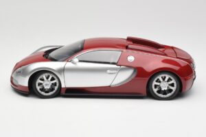 Bugatti Veyron Edition Centenaire Chrome Red Minichamps 1:18 100110851-O Metalas - nuotrauka 4 iš 8