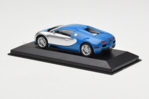 Bugatti Veyron Centenaire Mėlyna Metalik Sidabrinis Minichamps 1:43 400110850 Metalas - nuotrauka 3 iš 4