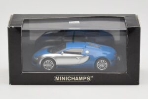 Bugatti Veyron Centenaire Mėlyna Metalik Sidabrinis Minichamps 1:43 400110850 Metalas - nuotrauka 4 iš 4