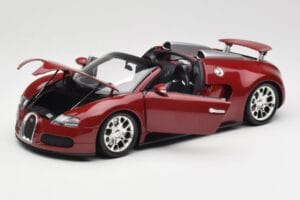 Bugatti Veyron Grand Sport Raudonas Minichamps 1:18 100110832 Metalas - nuotrauka 2 iš 9