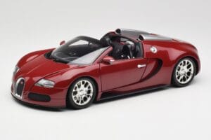 Bugatti Veyron Grand Sport Raudonas Minichamps 1:18 100110832 Metalas