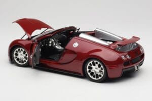 Bugatti Veyron Grand Sport Raudonas Minichamps 1:18 100110832 Metalas - nuotrauka 6 iš 9