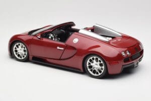 Bugatti Veyron Grand Sport Raudonas Minichamps 1:18 100110832 Metalas - nuotrauka 8 iš 9