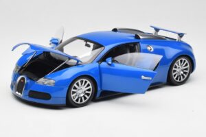 Bugatti Veyron Šviesiai Mėlyna Tamsiai Mėlyna Minichamps 1:18 100110821 Metalas - nuotrauka 2 iš 8