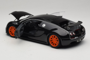 Bugatti Veyron Super Sport Black Metallic Minichamps 1:18 100110842 Metalas - nuotrauka 5 iš 8