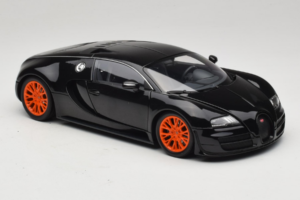 Bugatti Veyron Super Sport Black Metallic Minichamps 1:18 100110842 Metalas - nuotrauka 6 iš 8