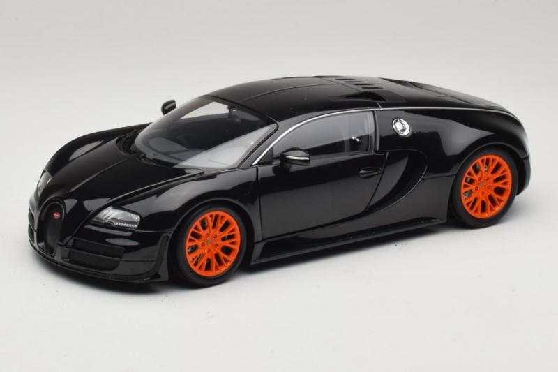 Bugatti Veyron Super Sport Black Metallic Minichamps 1:18 100110842 Metalas