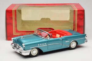 Buick Century Kabrioletas Mėlynas Mira 1:18 6134 Metalas - nuotrauka 8 iš 8