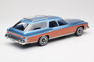 Buick Estate Wagon Light Blue Metallic BoS Models 1:18 BOS417 Derva - nuotrauka 2 iš 6