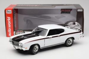 Buick GSX Baltas American Muscle 1:18 AMM1322/06 Metalas - nuotrauka 8 iš 8