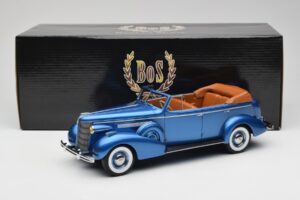 Buick Roadmaster 80-C Four Door Phaeton Blue Metallic BoS Models 1:18 BOS372 Derva - nuotrauka 6 iš 6