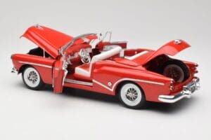 Buick Skylark Raudonas Motormax 1:18 411393-M1 Metalas - nuotrauka 5 iš 8