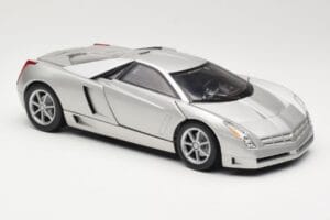 Cadillac Cien Sidabrinis Hot Wheels 1:18 57296 Metalas - nuotrauka 6 iš 8