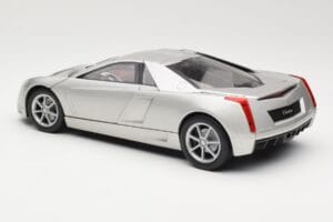 Cadillac Cien Sidabrinis Hot Wheels 1:18 57296 Metalas - nuotrauka 7 iš 8