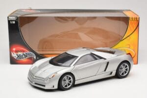 Cadillac Cien Sidabrinis Hot Wheels 1:18 57296 Metalas - nuotrauka 8 iš 8