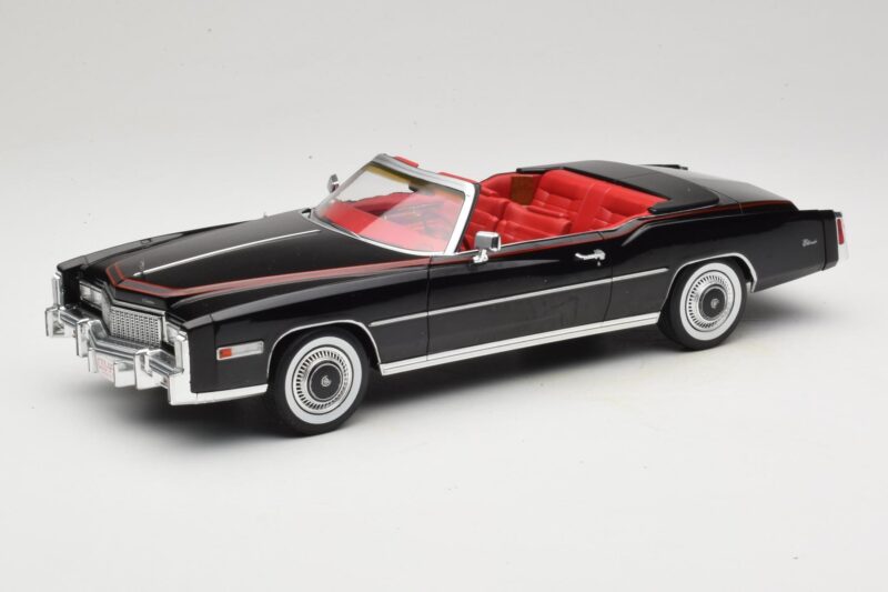 Cadillac Eldorado Kabrioletas Juodas MCG 1:18 MCG18473 Metalas