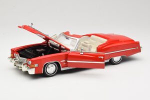Cadillac Eldorado Kabrioletas Raudonas Anson 1:18 30387 Metalas - nuotrauka 2 iš 8