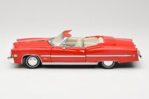 Cadillac Eldorado Kabrioletas Raudonas Anson 1:18 30387 Metalas - nuotrauka 4 iš 8