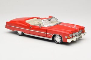 Cadillac Eldorado Kabrioletas Raudonas Anson 1:18 30387 Metalas - nuotrauka 6 iš 8