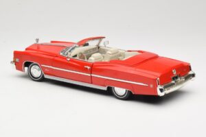 Cadillac Eldorado Kabrioletas Raudonas Anson 1:18 30387 Metalas - nuotrauka 7 iš 8