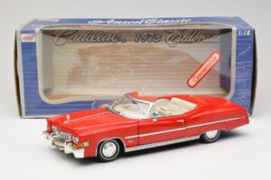 Cadillac Eldorado Kabrioletas Raudonas Anson 1:18 30387 Metalas - nuotrauka 8 iš 8