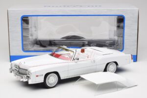 Cadillac Eldorado Kabrioletas Baltas MCG 1:18 MCG18474 Metalas - nuotrauka 7 iš 7