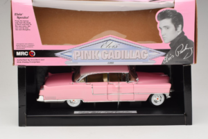 Cadillac Elvis Presley's Rožinis MRC 1:18 79201 Metalas - nuotrauka 3 iš 3