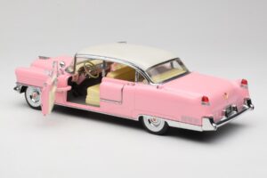 Cadillac Fleetwood Elvis Presley Rožinis MRC 1:18 LIC1000 Metalas - nuotrauka 5 iš 8
