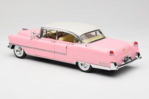 Cadillac Fleetwood Elvis Presley Rožinis MRC 1:18 LIC1000 Metalas - nuotrauka 7 iš 8