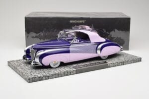 Cadillac Series 62 Kabrioletas Rožinis Minichamps 1:18 107148460 Metalas - nuotrauka 6 iš 6