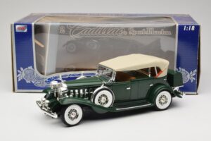Cadillac Sport Phaeton Žalias Anson 1:18 30383 Metalas - nuotrauka 9 iš 9